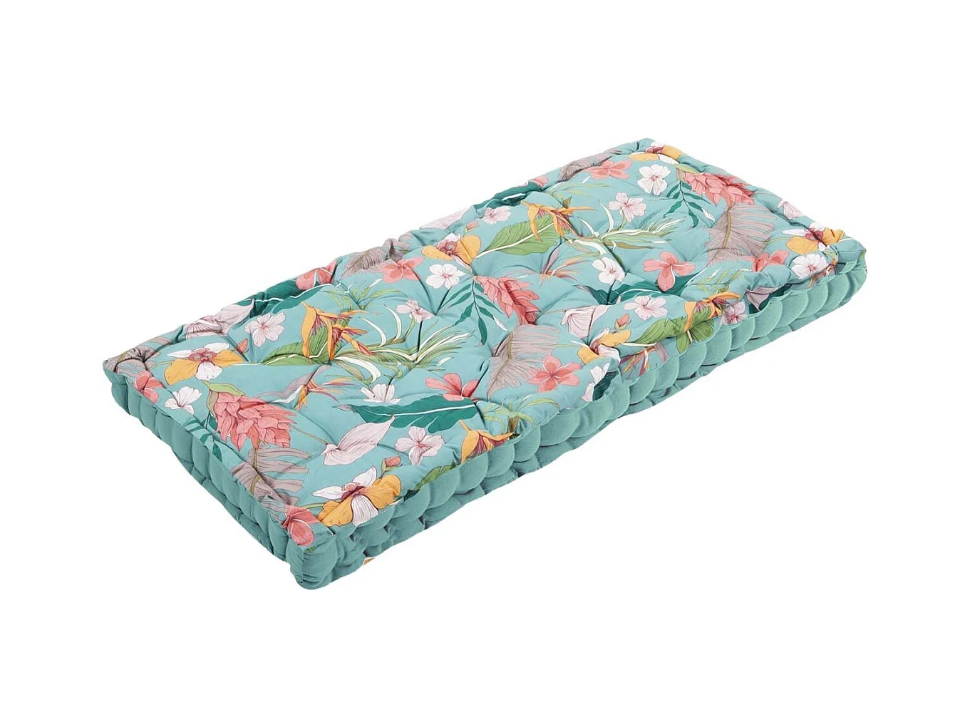 Coussin de palette en coton imprimé 120 x 60 cm Angele