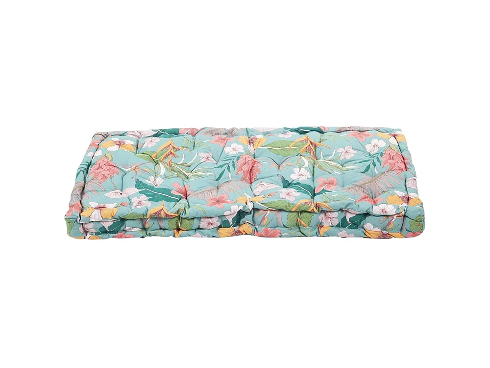 Coussin de palette en coton imprimé 120 x 80 cm Angele