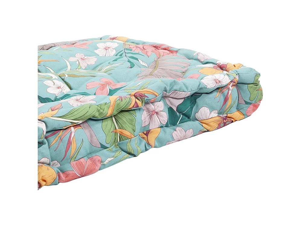 Coussin de palette en coton imprimé 120 x 80 cm Angele
