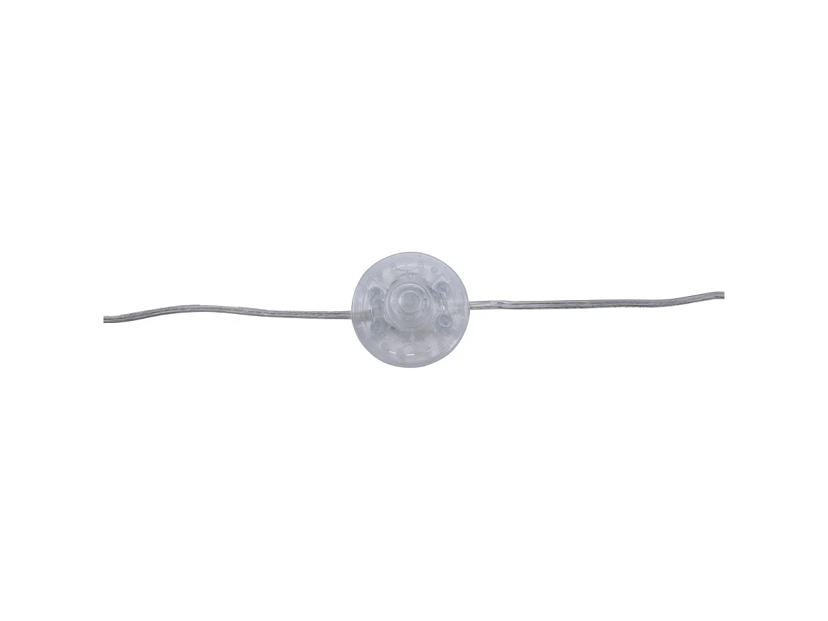 Comodino in acciaio con lampada integrata Hattman