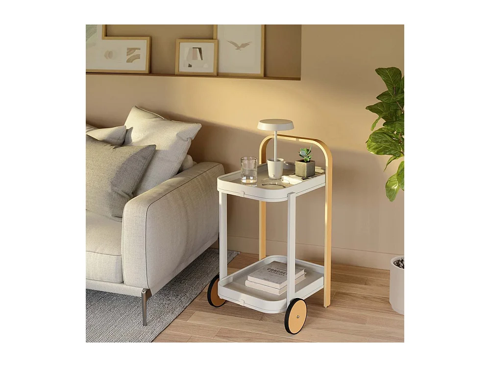 Desserte avec roulettes Bellwood Blanc  Umbra