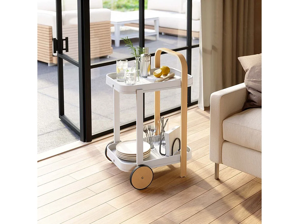 Desserte avec roulettes Bellwood Blanc  Umbra