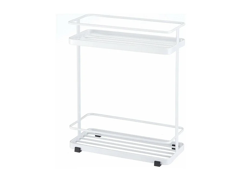 Etagère salle de bain en métal 2 niveaux