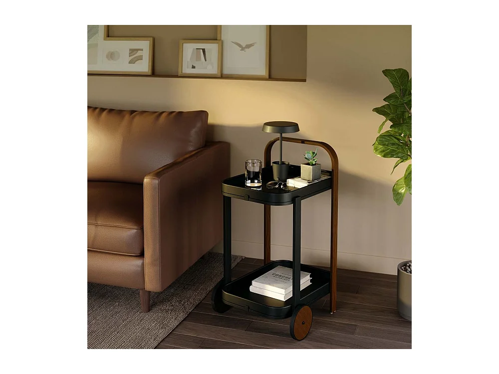 Desserte en acier 2 plateaux  Bellwood