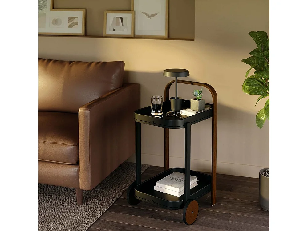 Desserte en acier 2 plateaux  Bellwood