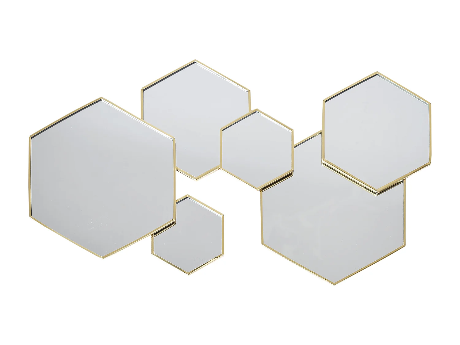 Decoration Miroir Hexagonal