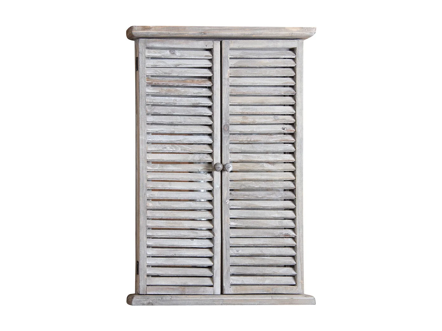 Miroir en bois teinté vieilli 76 x 6 x 57,5 cm