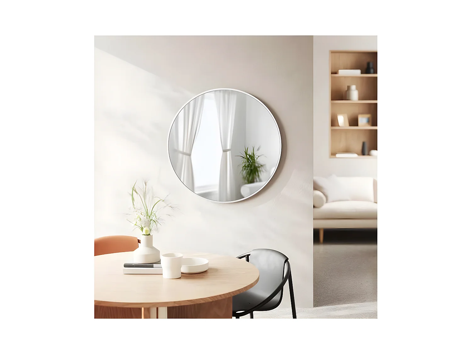 Specchio rotondo 94 cm Hub