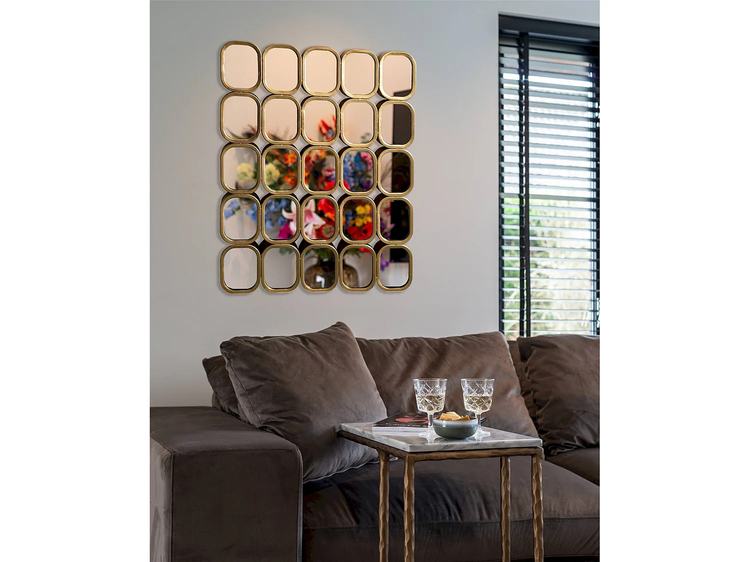 Miroir Marila avec 25 miroirs