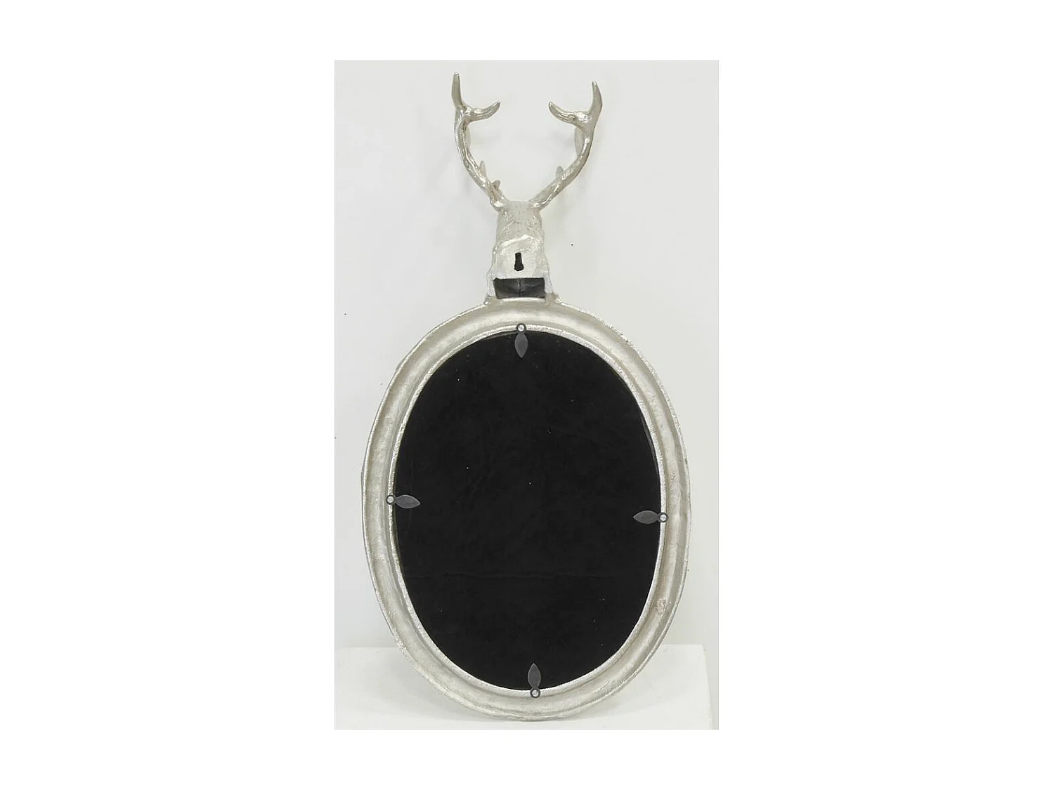 Grand miroir cerf en aluminium