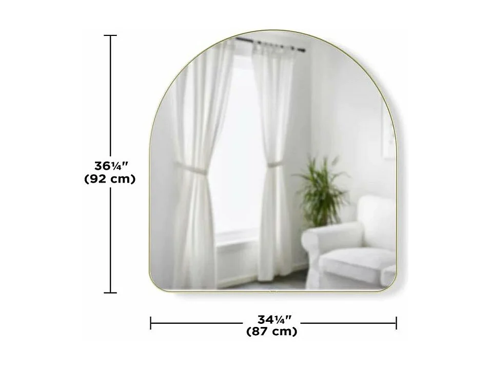 Miroir mural cintré 91 cm Hubba