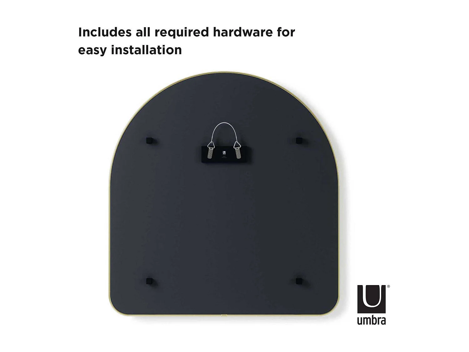 Miroir mural cintré 91 cm Hubba