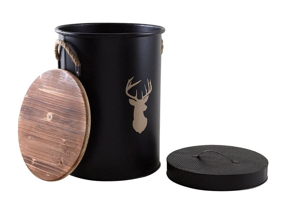 2-in-1 Hocker und Pelleteimer