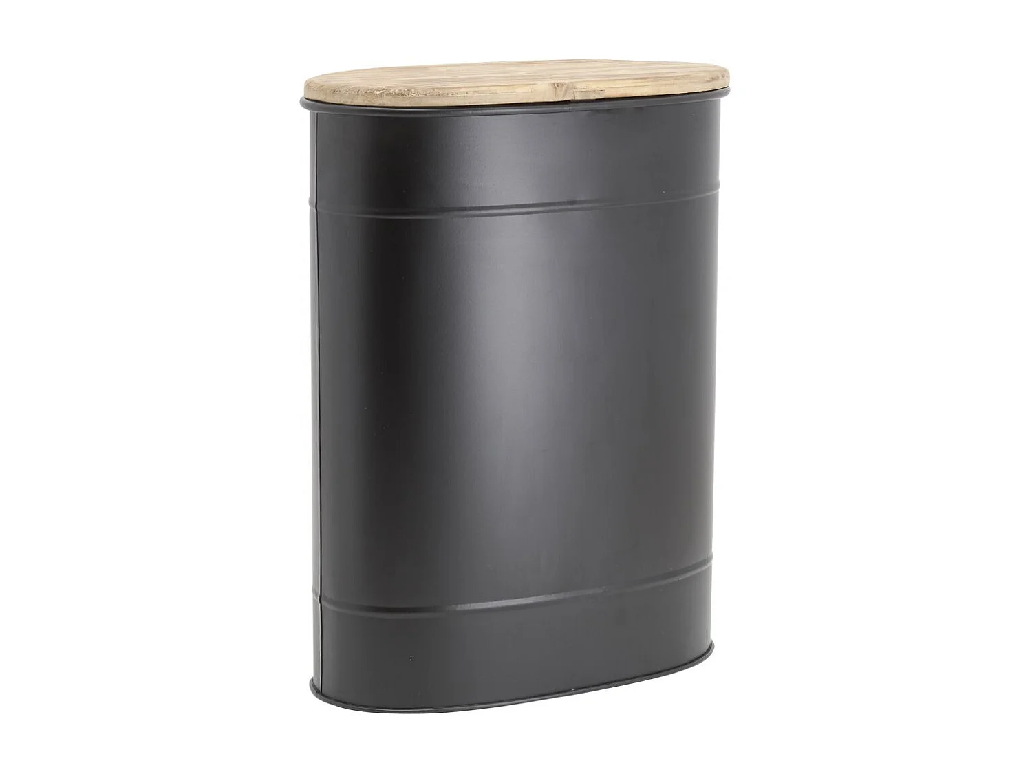 Tabouret et seau à pellets en métal