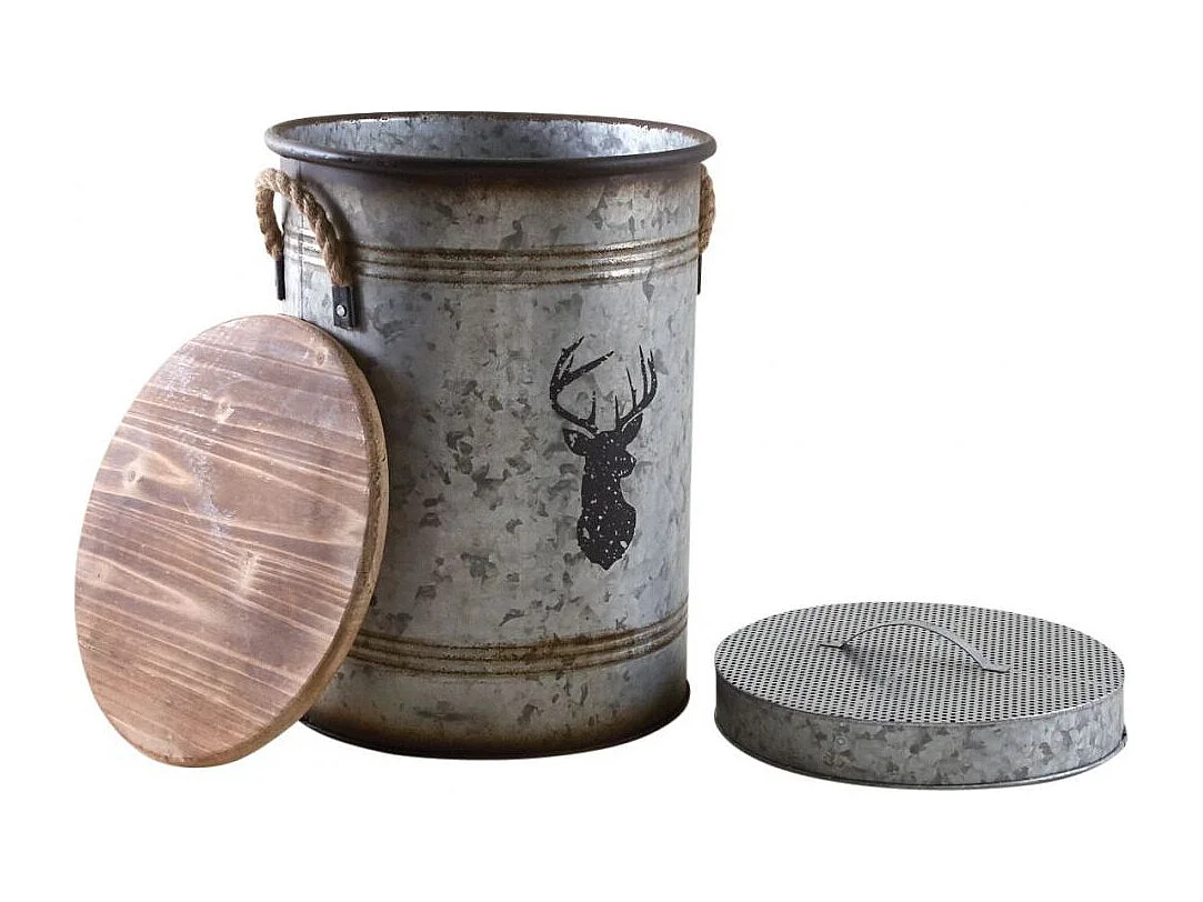 Tabouret et seau à pellets