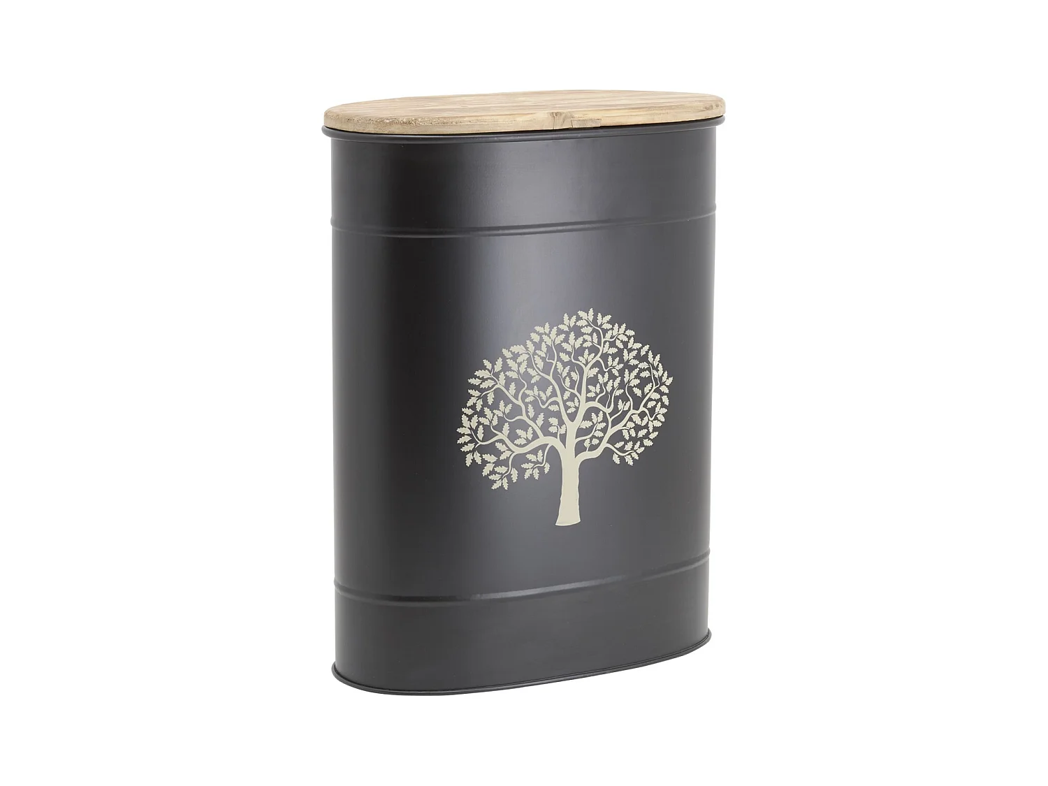 Tabouret et seau à pellets en métal