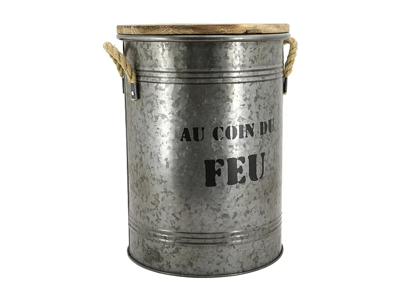 Tabouret et seau à pellets