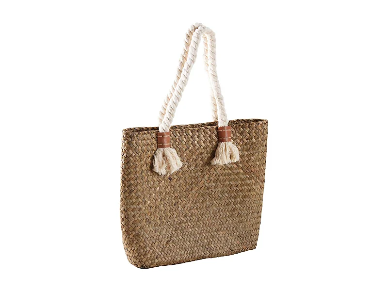 Sac à main  jonc naturel et corde