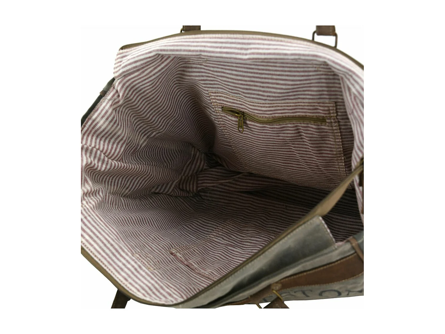 Sac en coton et cuir de buffle Charleston