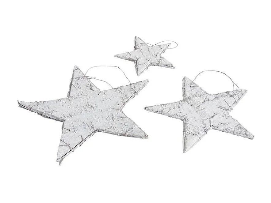 Étoiles de noël à suspendre (Lot de 3)