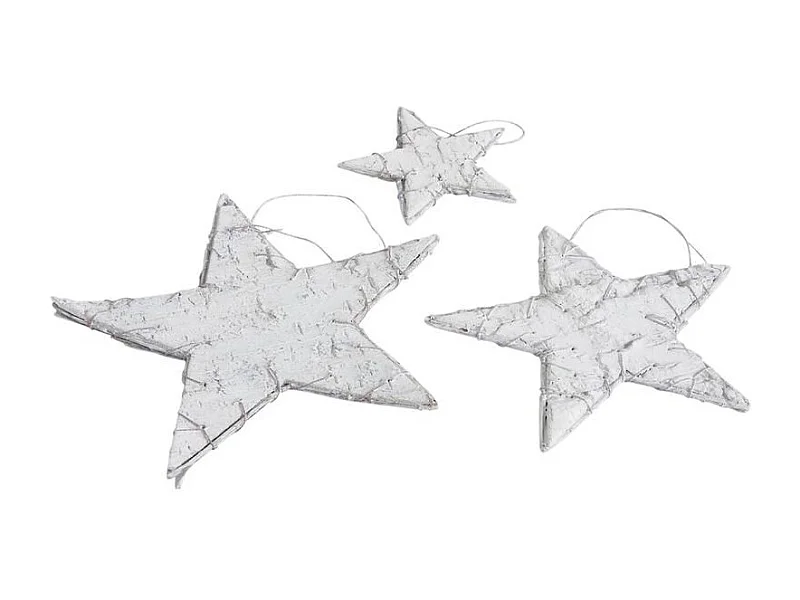 Étoiles de noël à suspendre (Lot de 3)