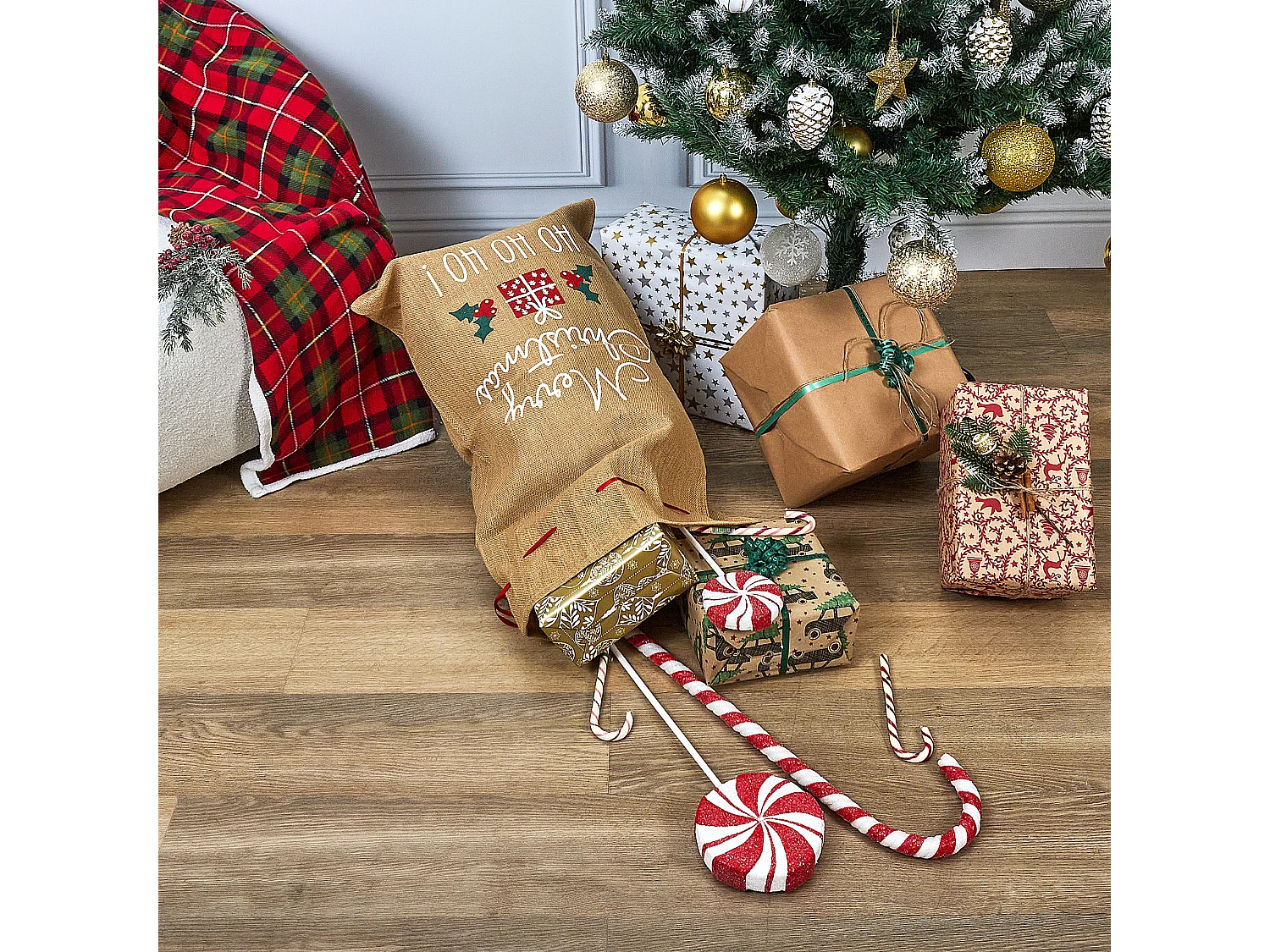 Tischdekoration Zuckerstange (Satz von 2)