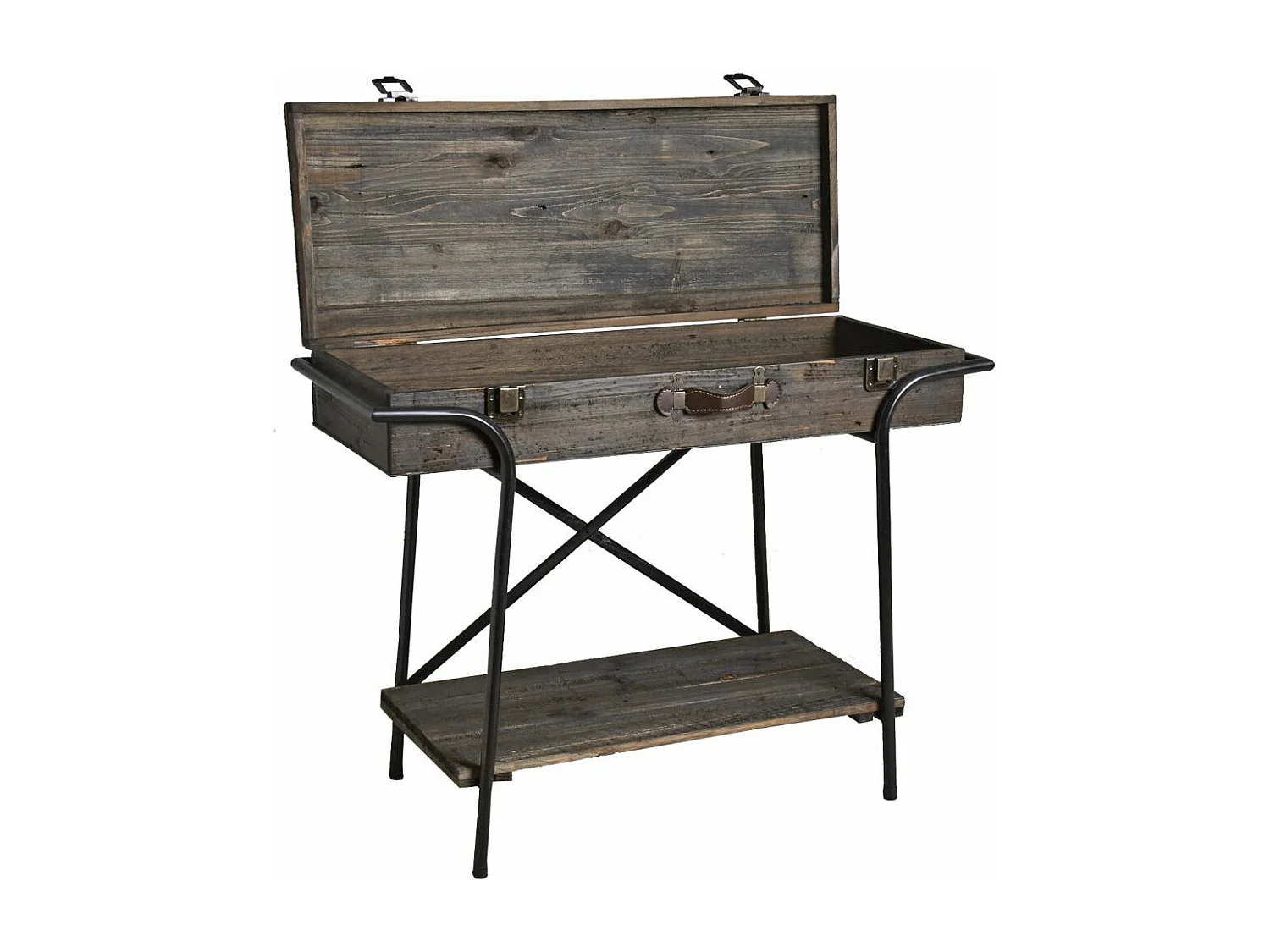 Console valise en bois Voyage