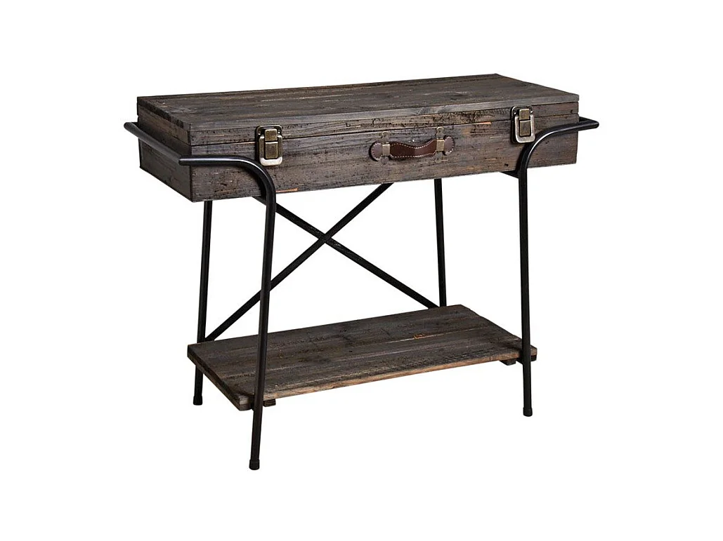 Console valise en bois Voyage