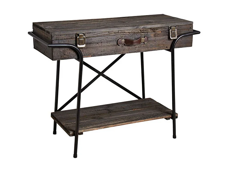 Console valise en bois Voyage