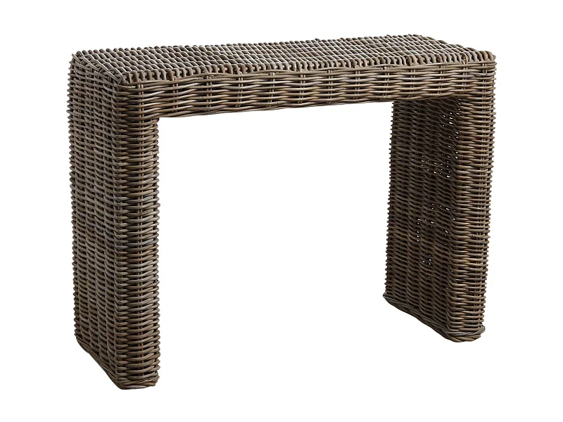 Console en poelet gris