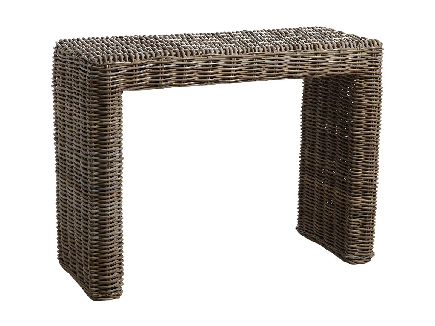 Console en poelet gris