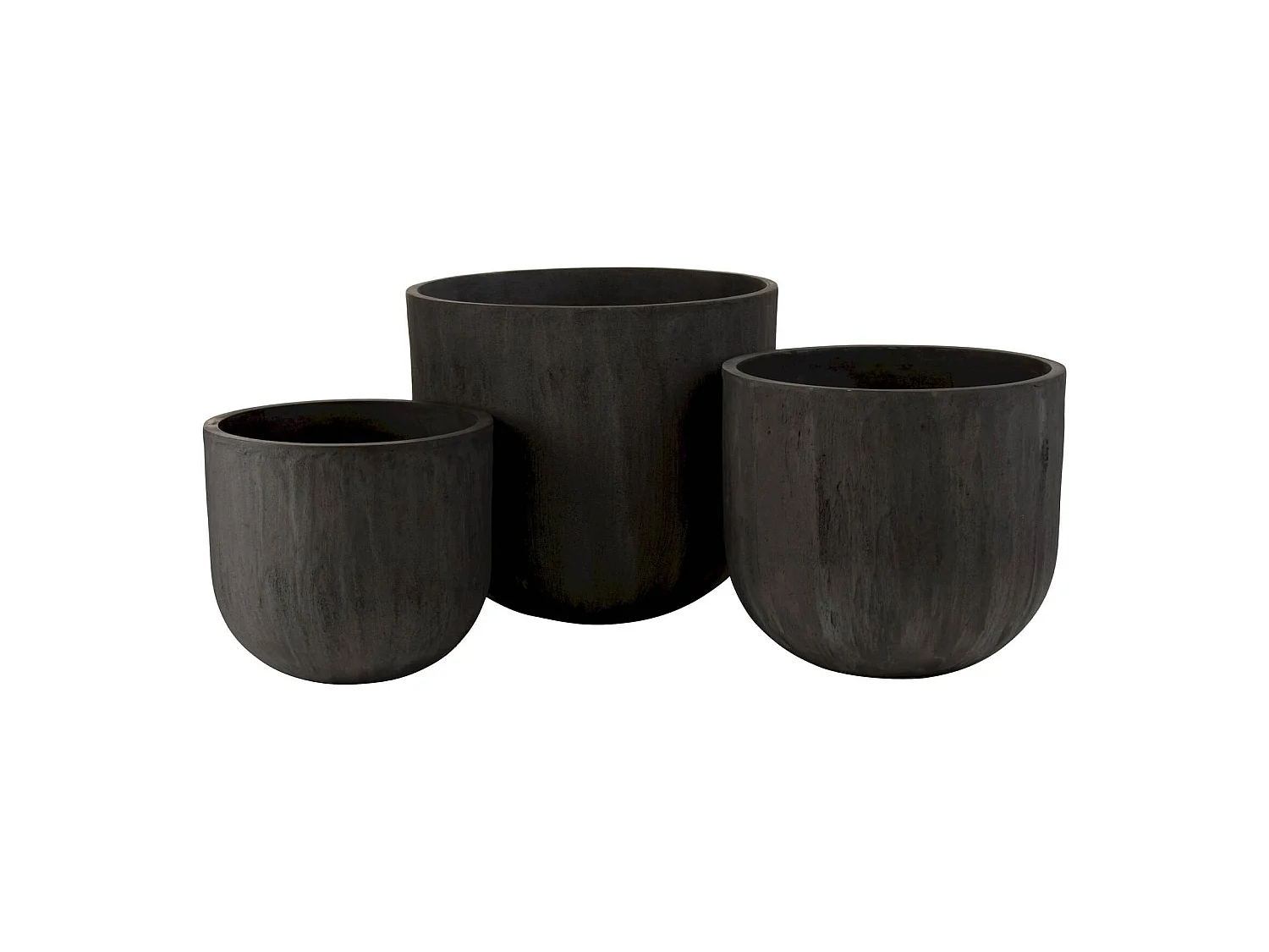 Lot de 3 Cache-pot extérieurs Ware en Pierre