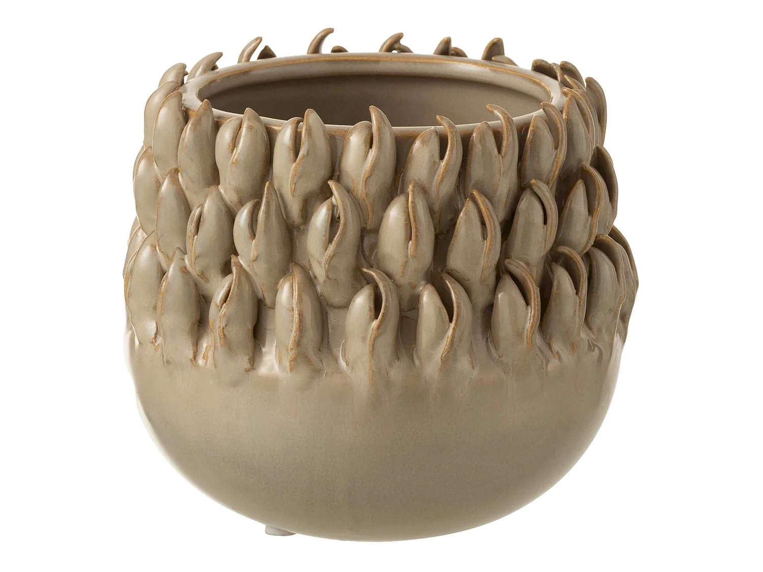Cache-pot Pitkin en Argile