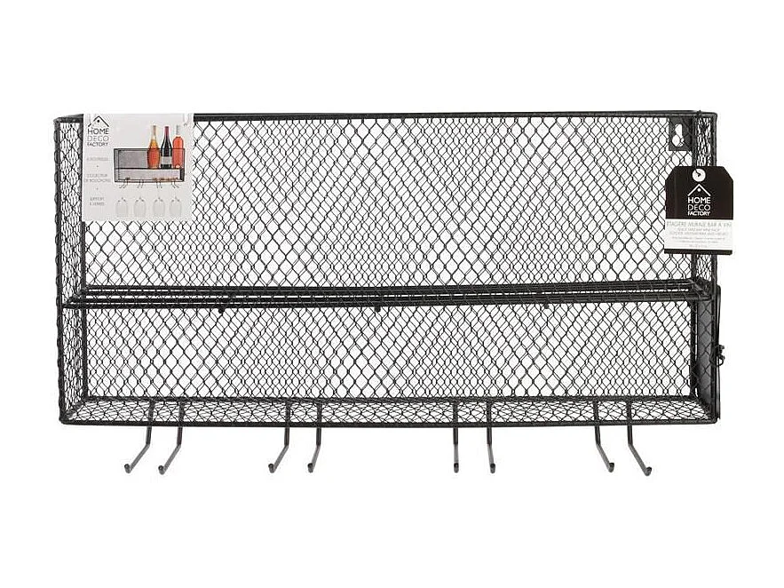 Rack Mini Bar A Vin Noir