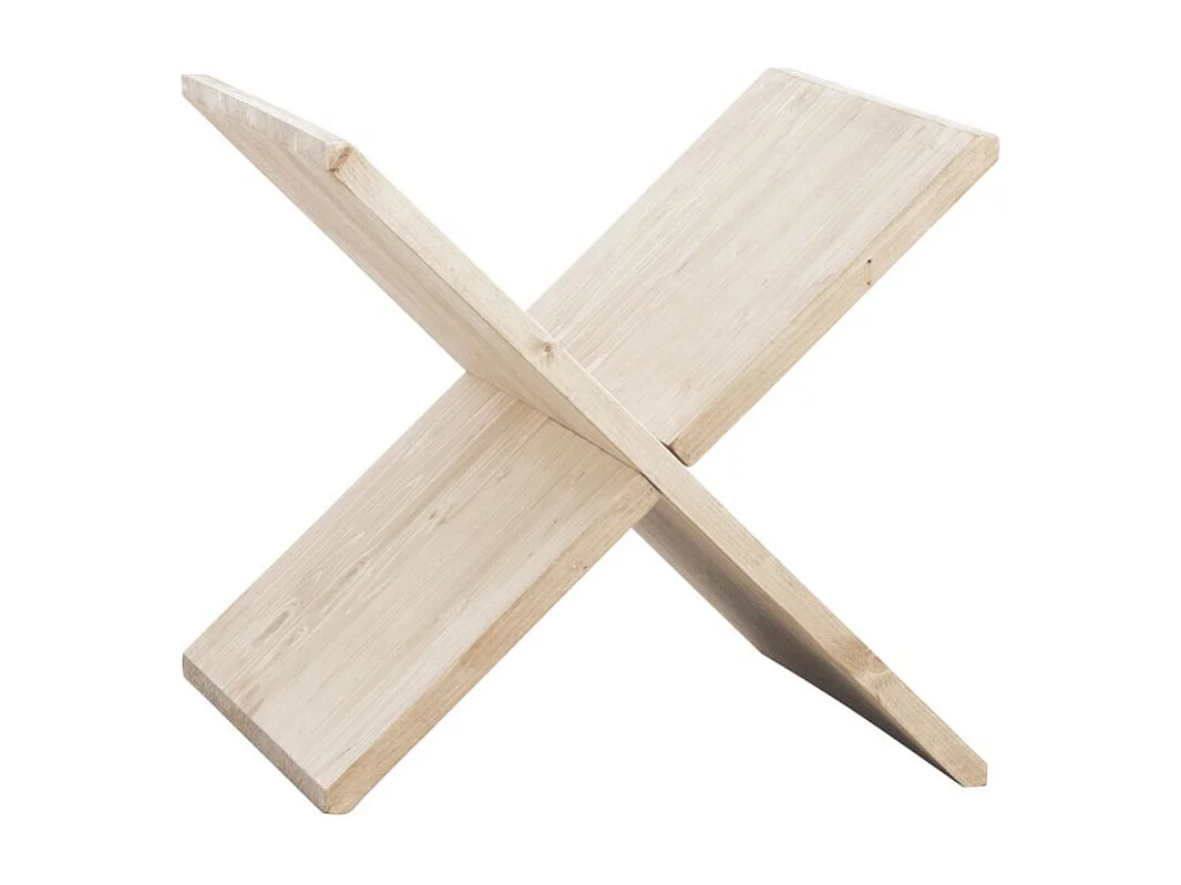 Flaschenträger aus ungefärbter Fichte