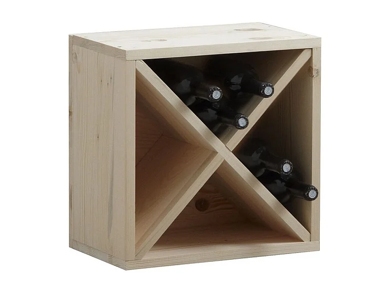 Casier à vin 16 bouteilles en épicéa