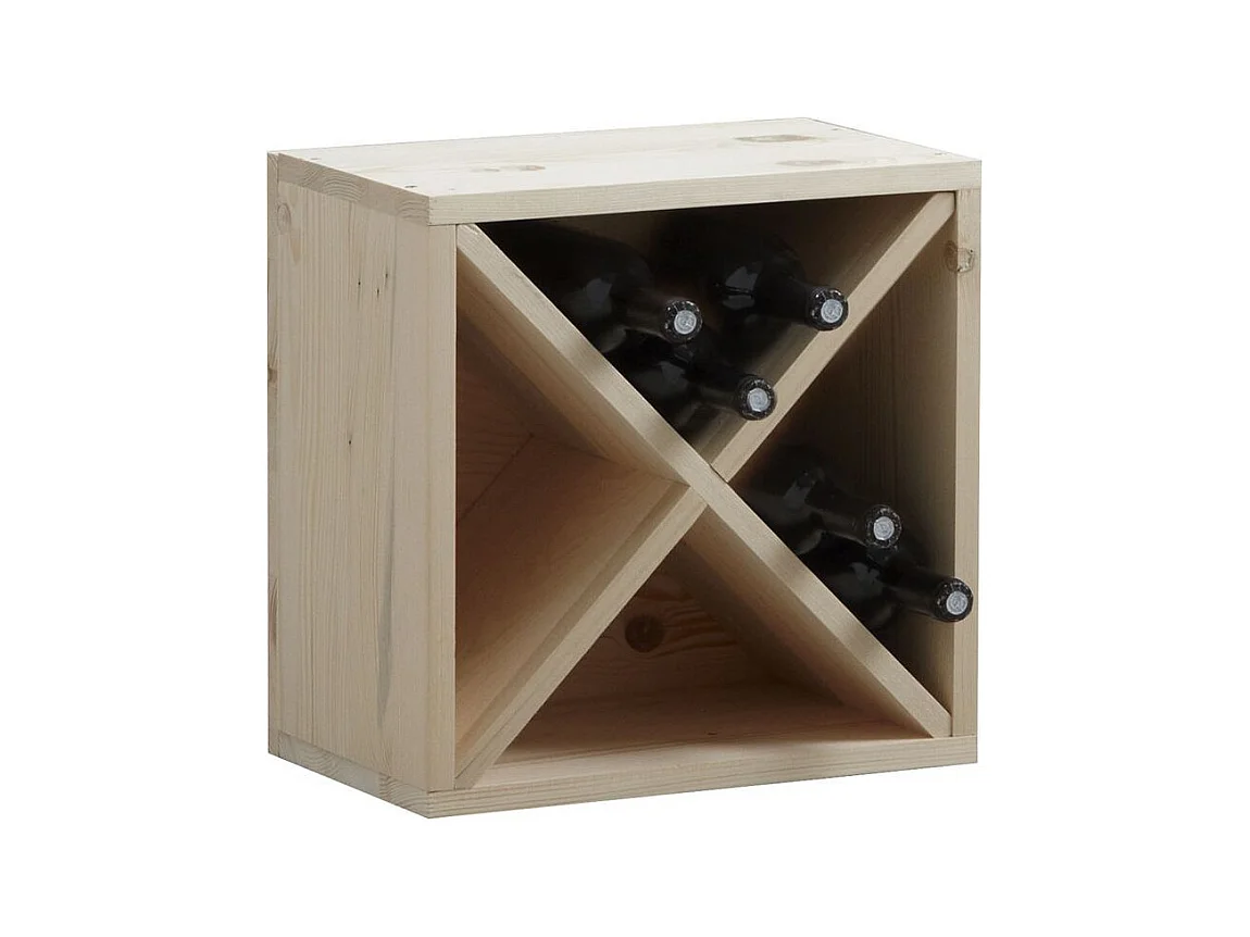 Casier à vin 16 bouteilles en épicéa