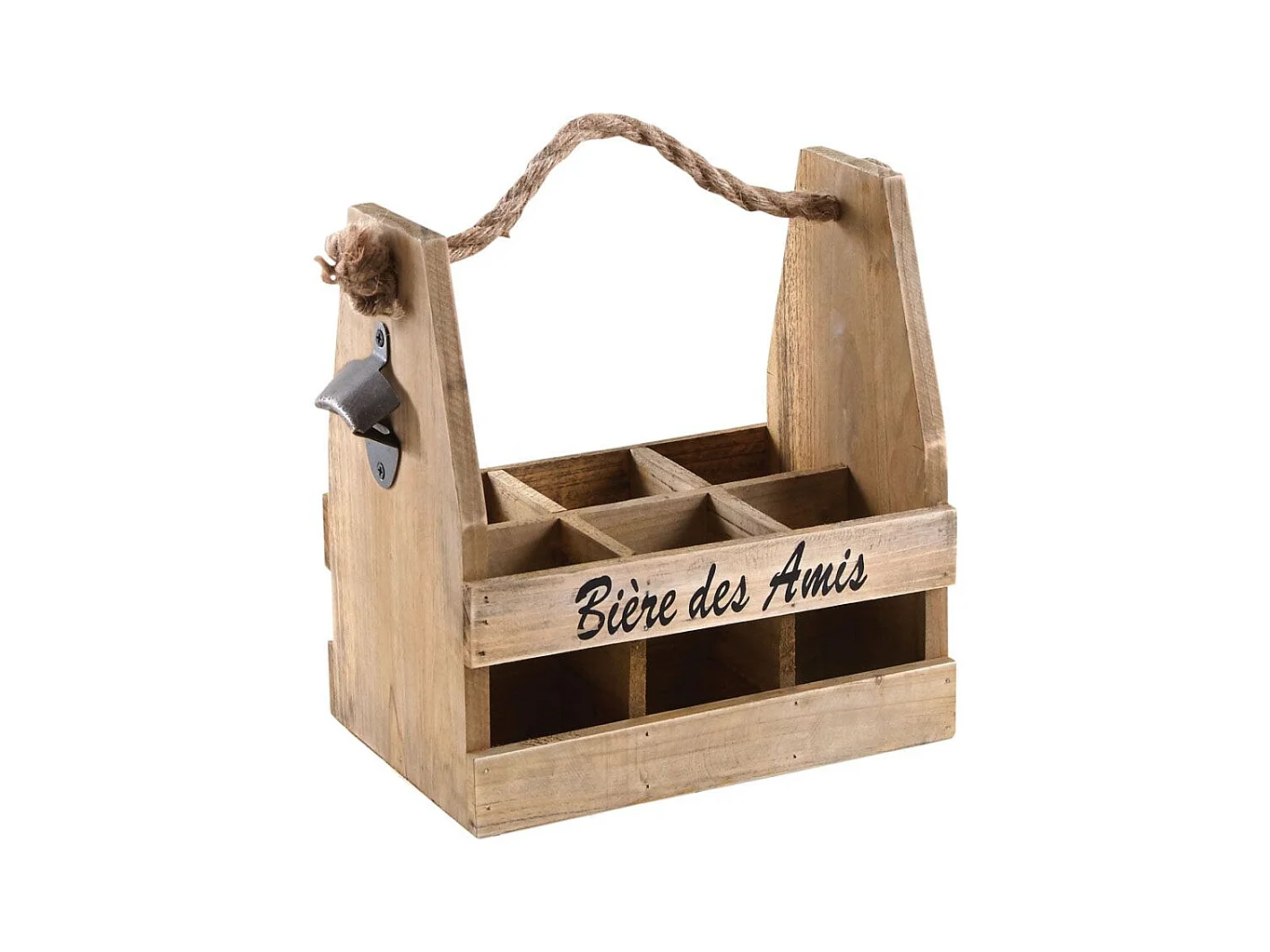 Porte bouteilles bières avec décapsuleur