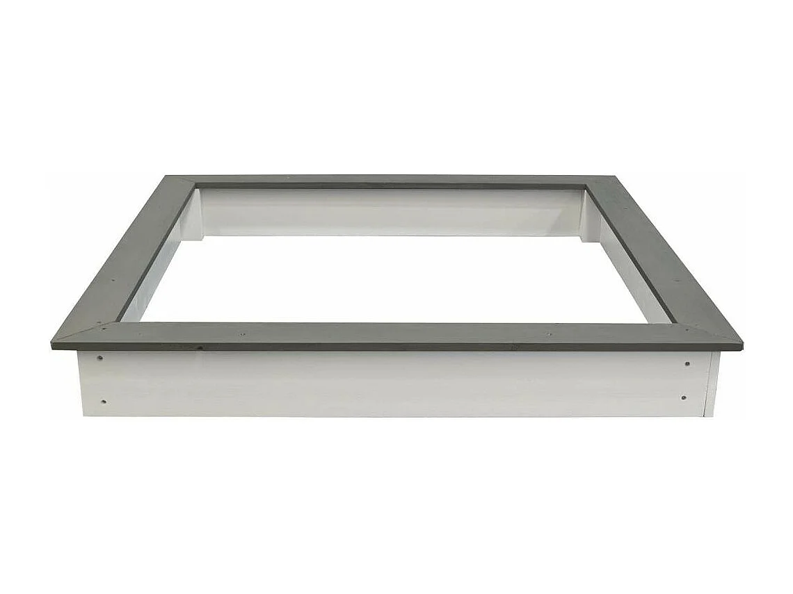 Bac à sable en bois peint avec bâche Sandy