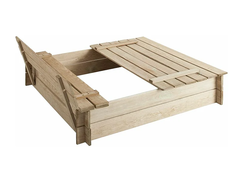 Bac à sable avec Bancs intégrés