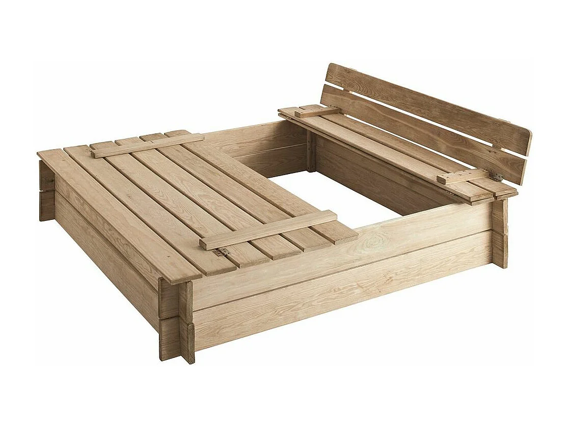 Bac à sable avec Bancs intégrés