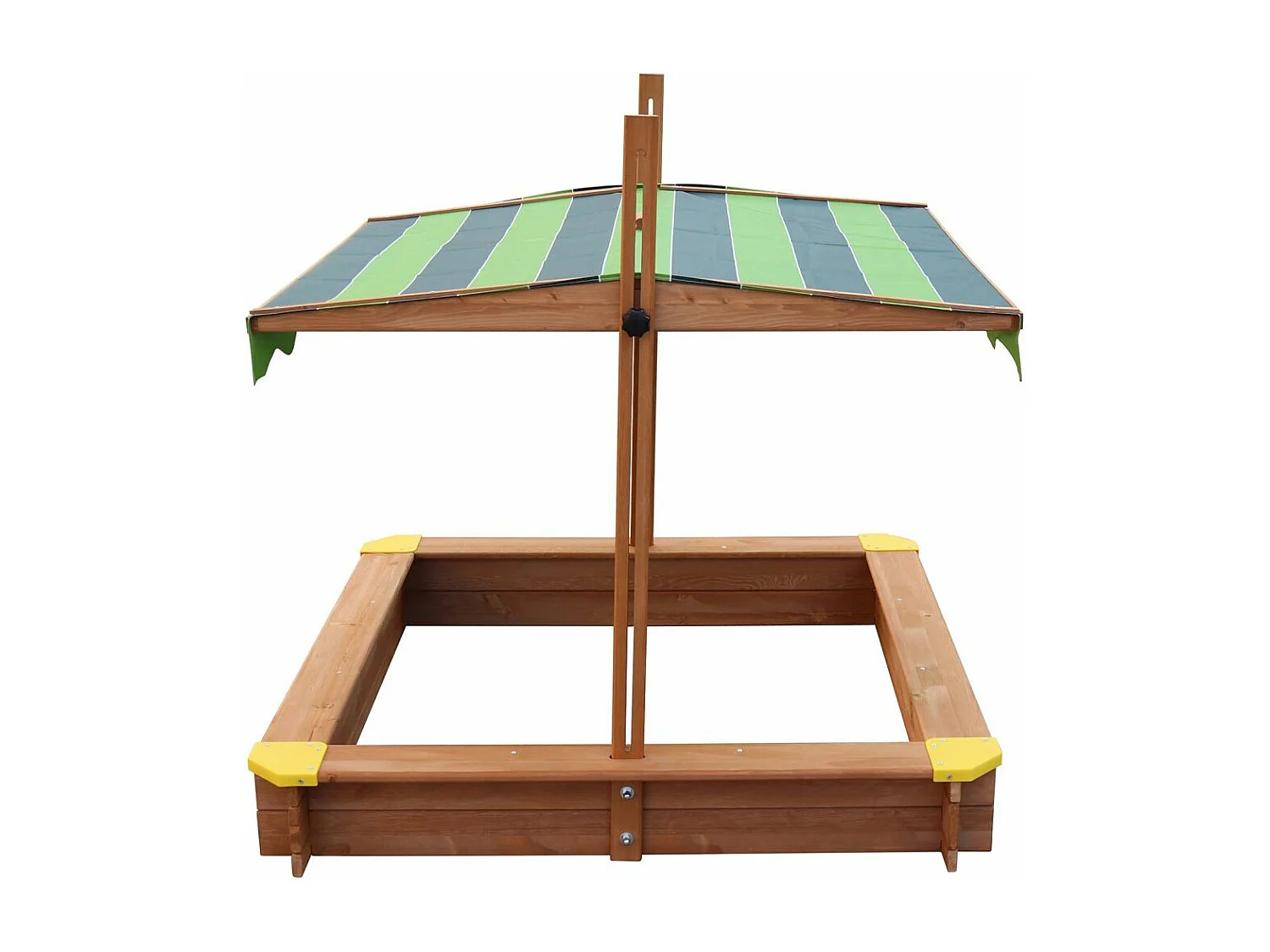 Bac à sable en bois avec parasol réglable Lily