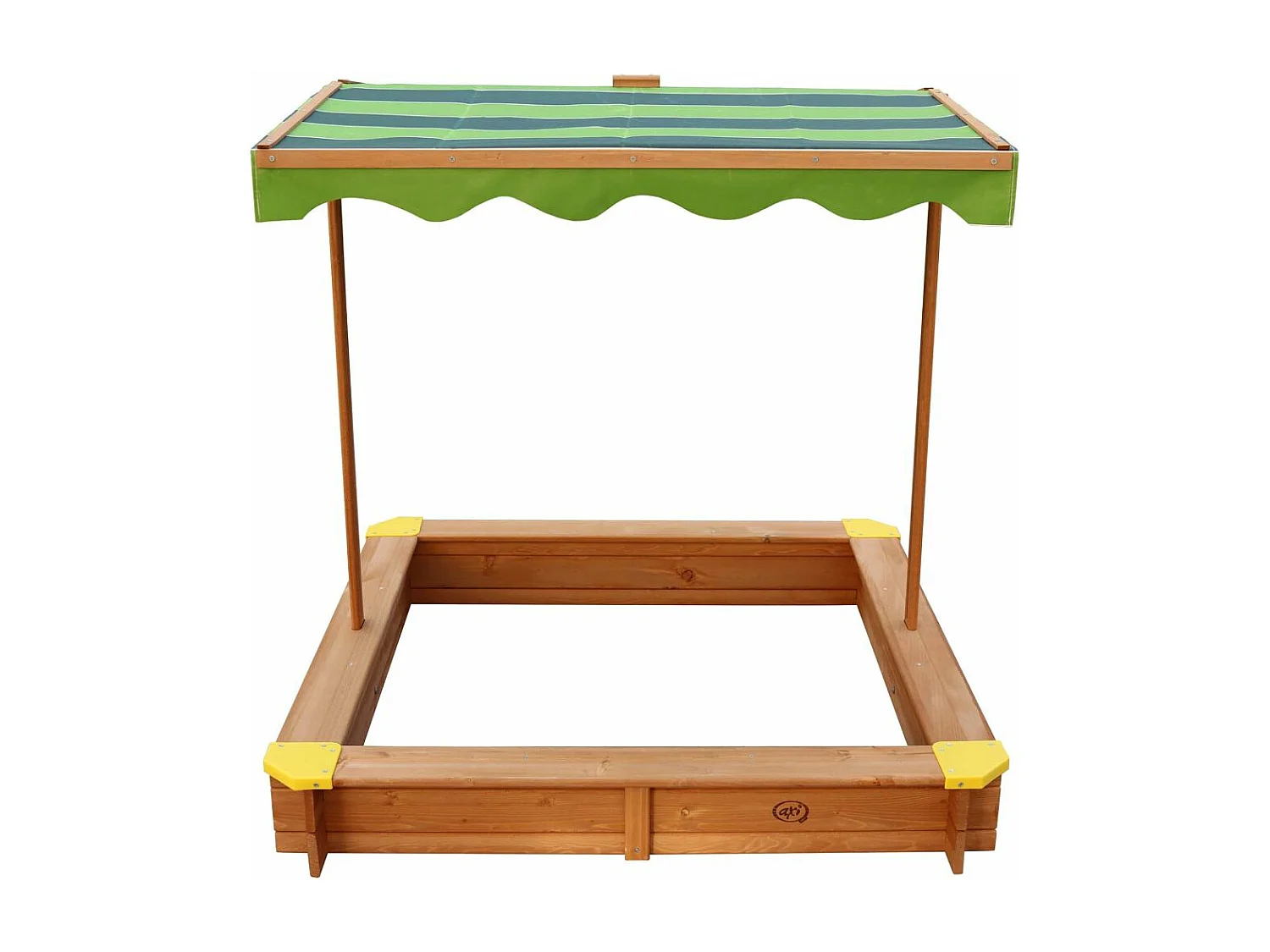 Bac à sable en bois avec parasol réglable Lily