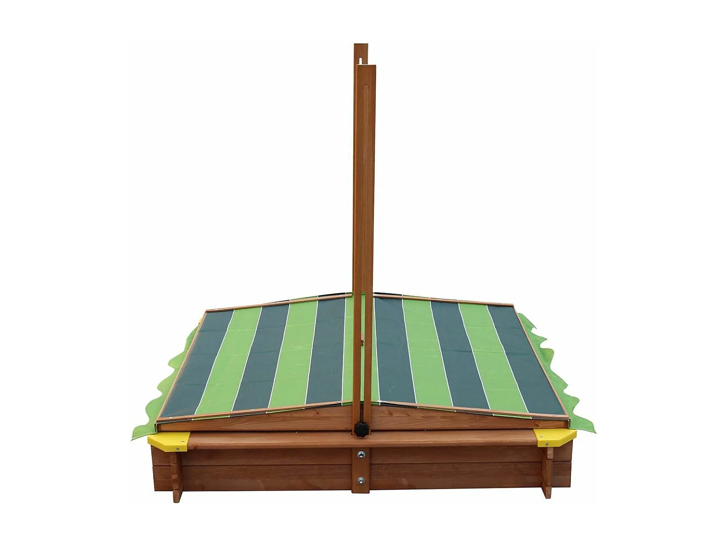 Bac à sable en bois avec parasol réglable Lily