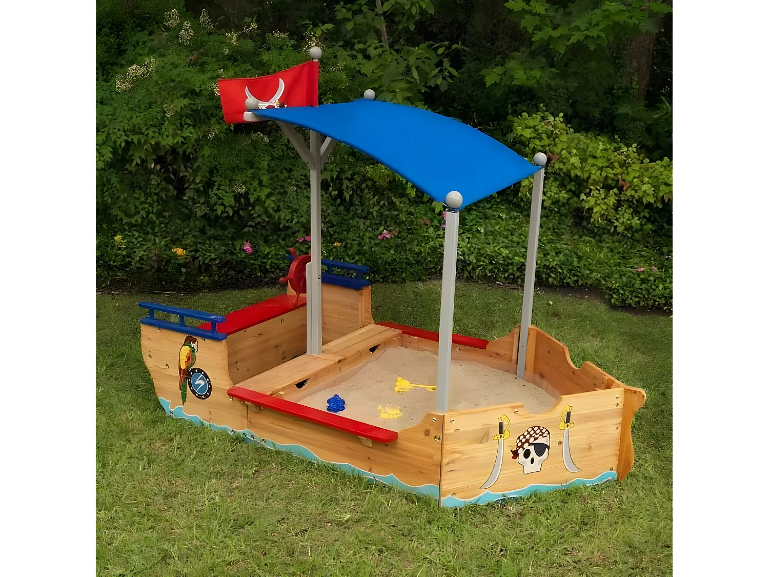 Bac à sable original Bateau pirate