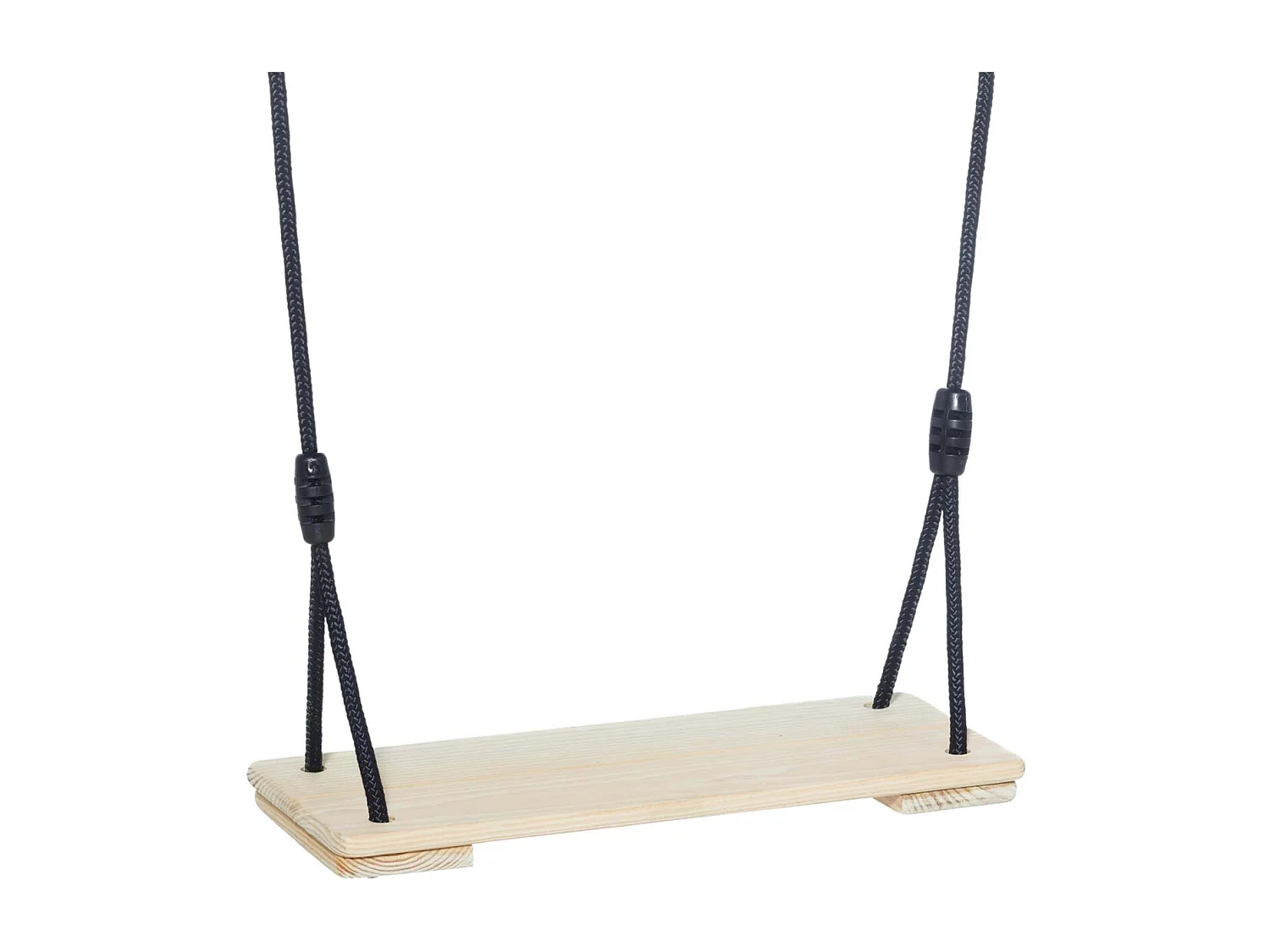 Balançoire spéciale arbre siège en pin traité et corde douce