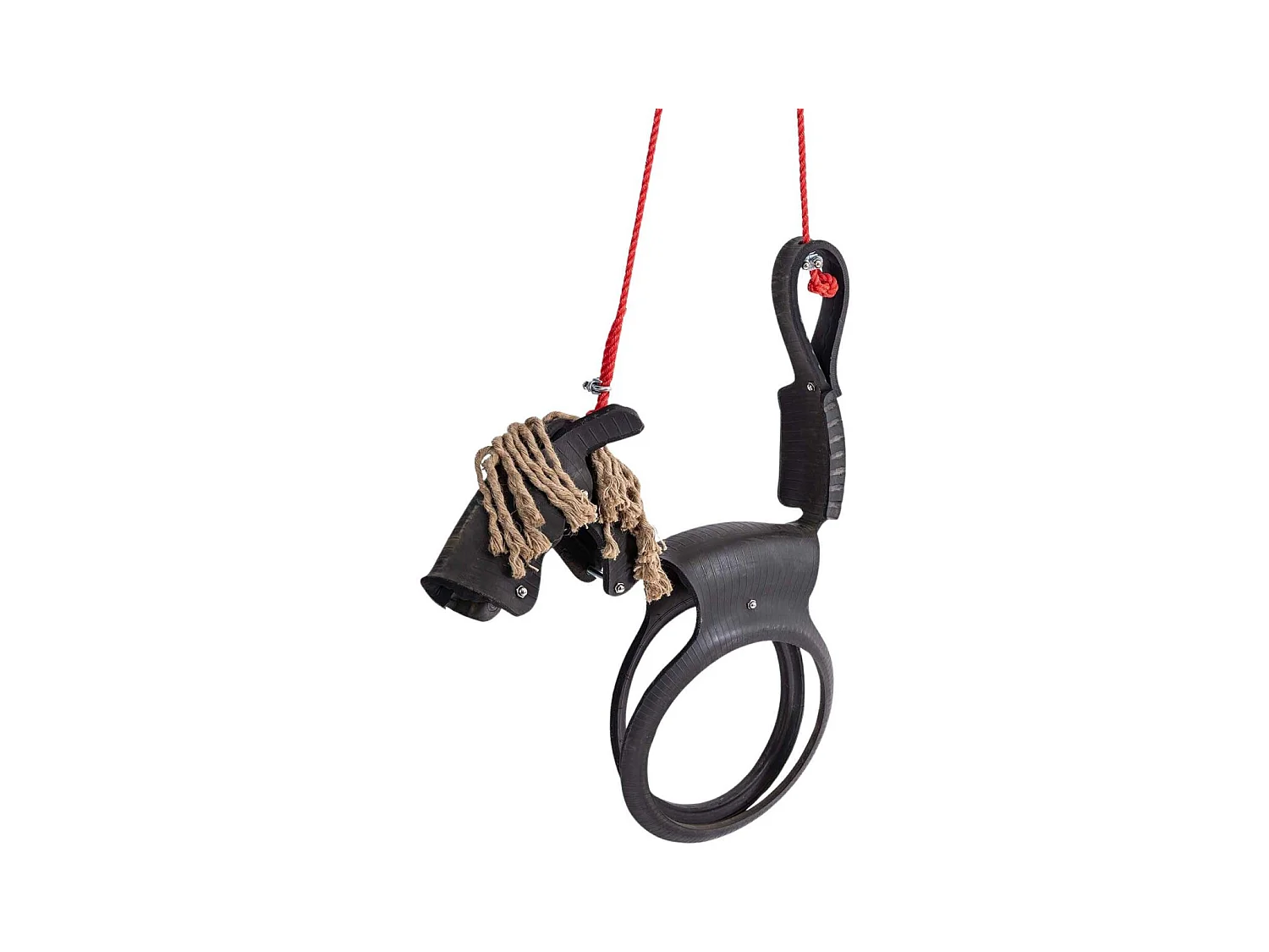 Balançoire cheval en pneu