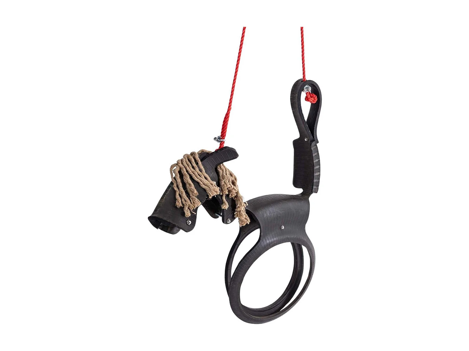 Altalena per cavalli con pneumatici