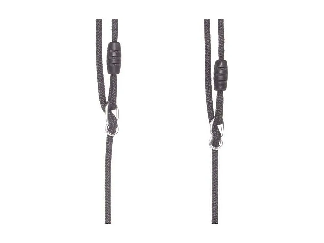 Trapèze anneaux en plastique vert lemon et corde douce