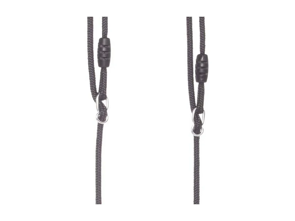 Trapèze anneaux en plastique vert lemon et corde douce